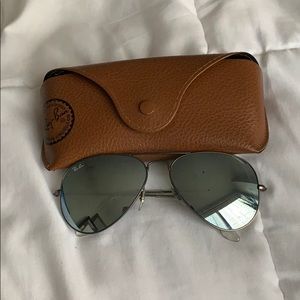 RAY-BAN Aviator Silver Reflective Lenses